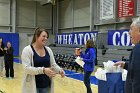WBBall Final Four tribute  Wheaton College honored the 25th anniversary of the 1994-95 women’s basketball team that went to the NCAA final four during halftime ceremony of Wheaton’s game against Mount Holyoke College Saturday, January 18, 2020. - Photo By: KEITH NORDSTROM : Wheaton, basketball, NCAA, Final Four, 25th anniversary